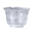 thumbnail image 1 of B&P Lamp® 4" Fitter Fleur-De-Lis Gas Shade, 5 1/4" Ht., 7 1/2" Diameter, 1 of 2