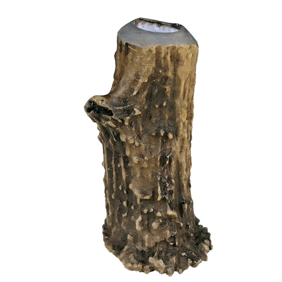 B&P Lamp® 4" Height. Faux Antler Candle Cover With Slanted Base. Fits Candelabra Sockets
