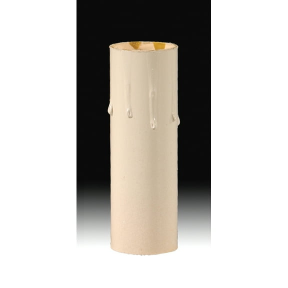 B&P Lamp® 4" Ht., Ivory-Tinted Drip Candle Covers, Standard Size