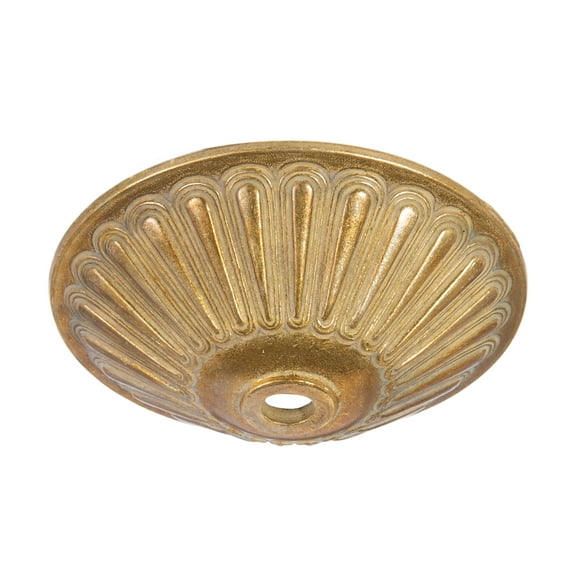 B&P Lamp® 4 Inch Diameter Die Cast Brass Ceiling Light Canopy Plate or Cap