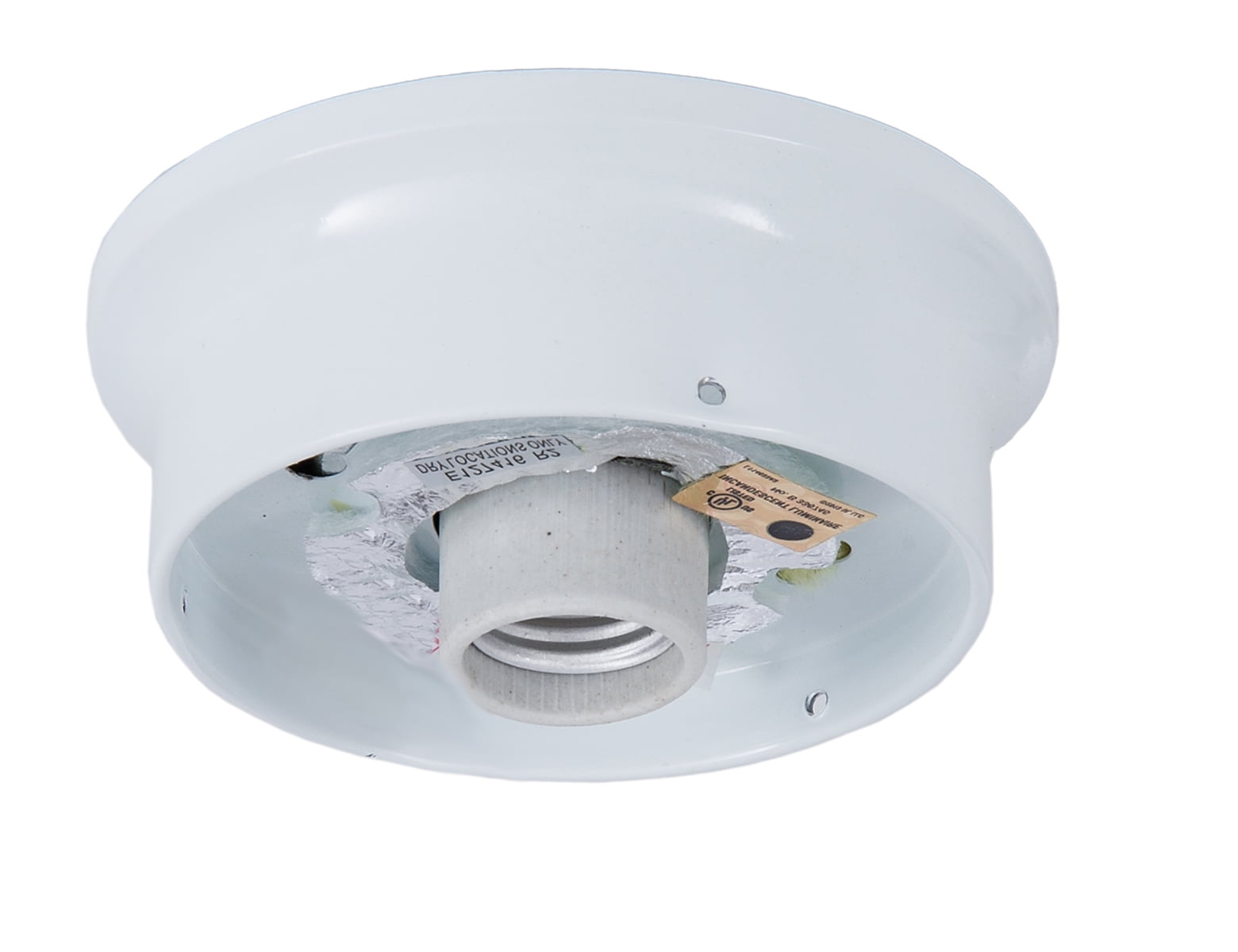 White 4-Inch Fitter Wired Flush Mount Ceiling Fixture