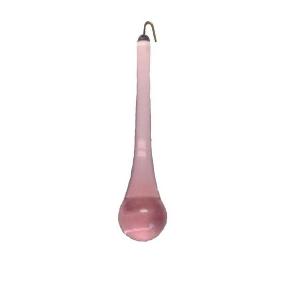 B&P Lamp® 4" Rose Color Teardrop Pendalogue