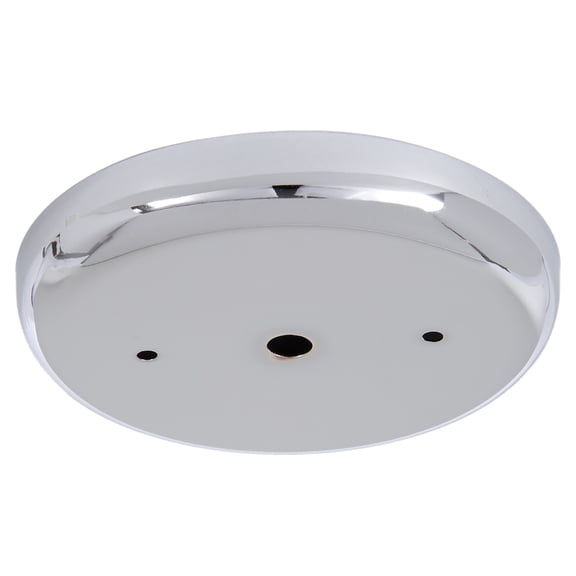 B&P Lamp® Silver 5 1/4 Inch Steel Ceiling Light Canopy Plate