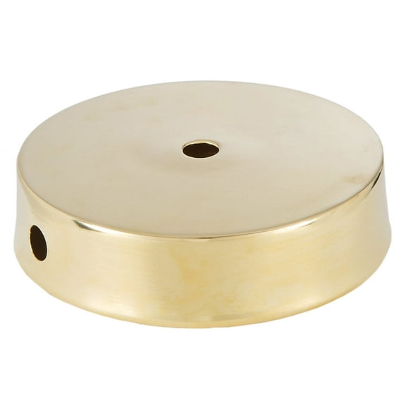 B&P Lamp® 5.5 Inch Unfinished Brass Finish Modern Style Spun Lamp Base