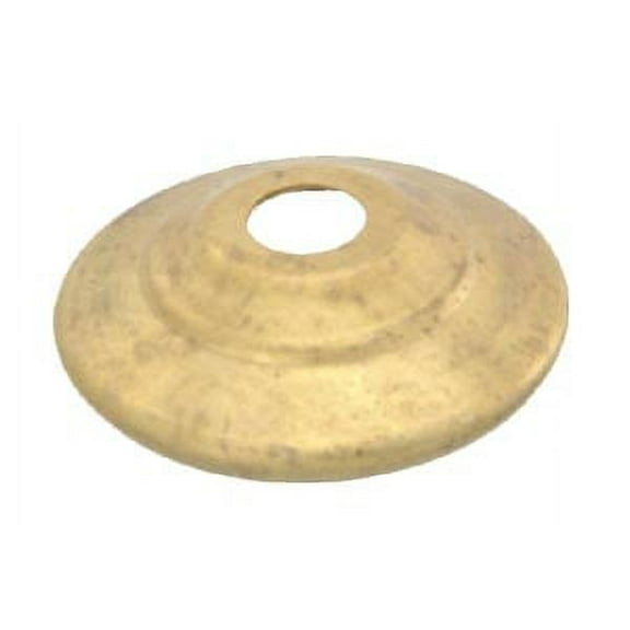 B&P Lamp 5 Inch Diameter Solid Brass Vase Cap, Unfinished