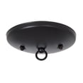 thumbnail image 1 of B&P Lamp® 5 Inch Modern Shallow Ceiling Light Canopy Plate Kit (Satin Black), 1 of 3