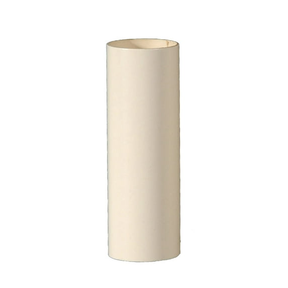 B&P Lamp® 6" Height, Ivory Color, Plain Candle Covers, Standard Size