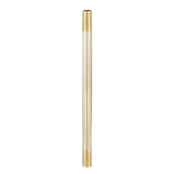 B&P Lamp® 6 Inch Brass Plated 1/8 IP Steel Threaded Rod