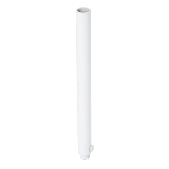 B&P Lamp 6 Inch Cord Set Screw Bushing, Glossy White