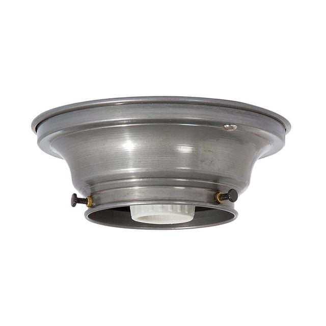 B&P Lamp® 6 Inch Diameter, 3-1/4 Inch Fitter, Steel Wired Flush Mount ...