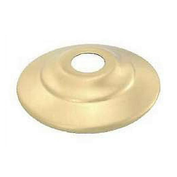 B&P Lamp 6 Inch Diameter Solid Brass Vase Cap, Satin Brass Finish