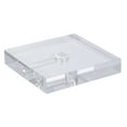 thumbnail image 1 of B&P Lamp® 6 Inch Wide Clear Acrylic Square Clear Acrylic Square Square Lamp Base With Wire Way, 1 of 2