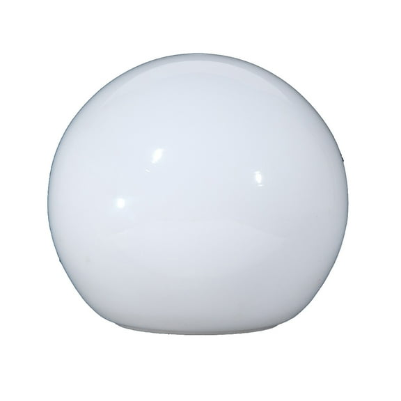 B&P Lamp 6" Opal Glass Neckless Ball Shade