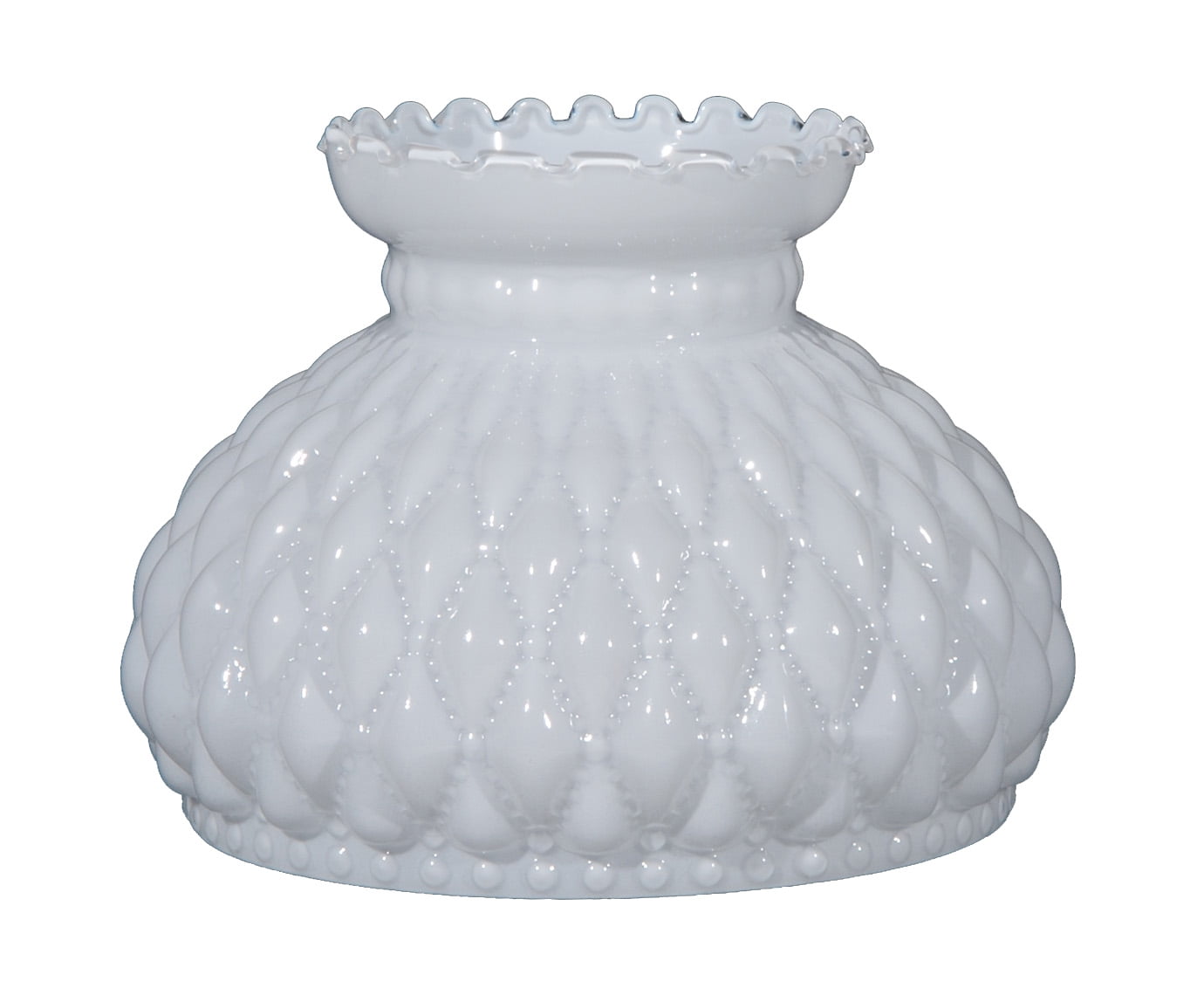 B & P Lamp Clear Glass Deep Cone Shade (18cm ) 
