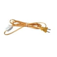 thumbnail image 1 of B&P Lamp® 8 Foot Clear Gold Cord Set With Inline Rotary On-Off Switch, Spt-1 Cord Size, 1 of 5