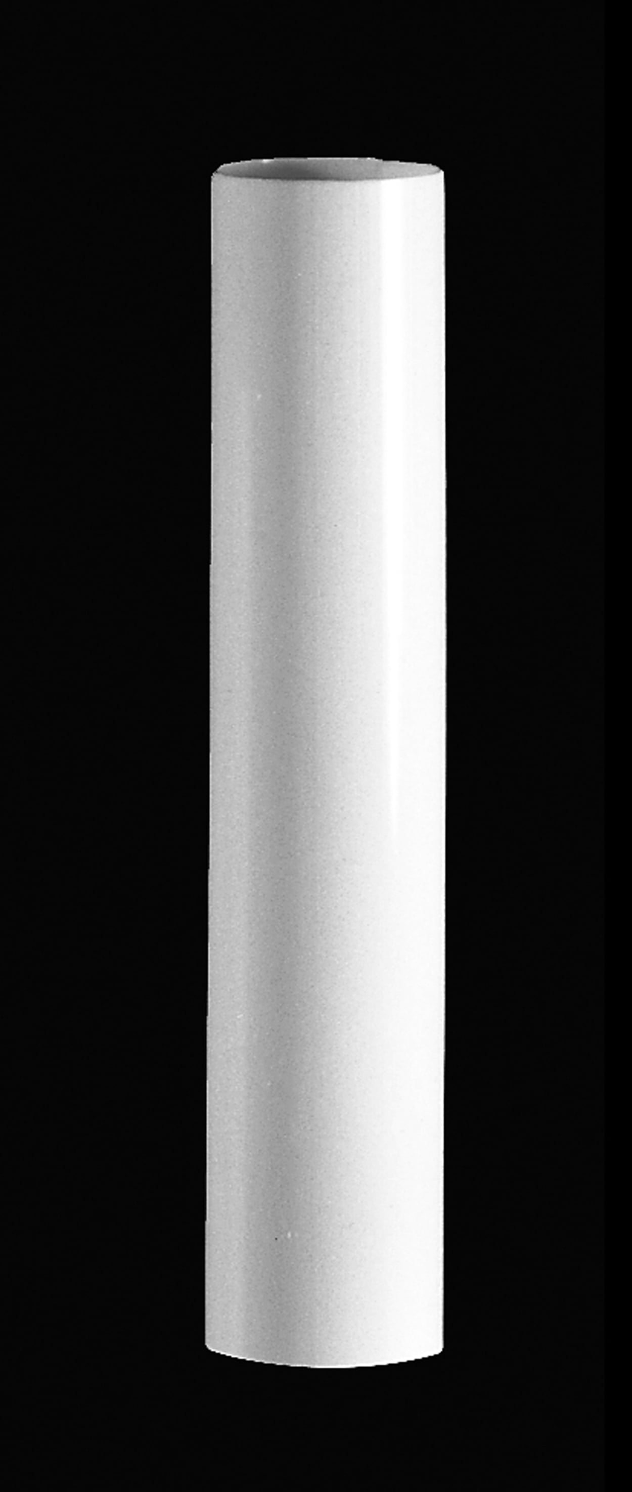 B&P Lamp® 8" Ht., White Plastic Candle Cover, Candelabra Base