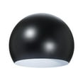 thumbnail image 1 of B&P Lamp® 8 Inch Diameter Eyeball Shape Steel Metal Shade, Satin Black Color, 1 of 3