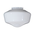 thumbnail image 1 of B&P Lamp® 9" Diameter and 4" Fitter OPAL [Milk Glass] Schoolhouse Shade, 1 of 5