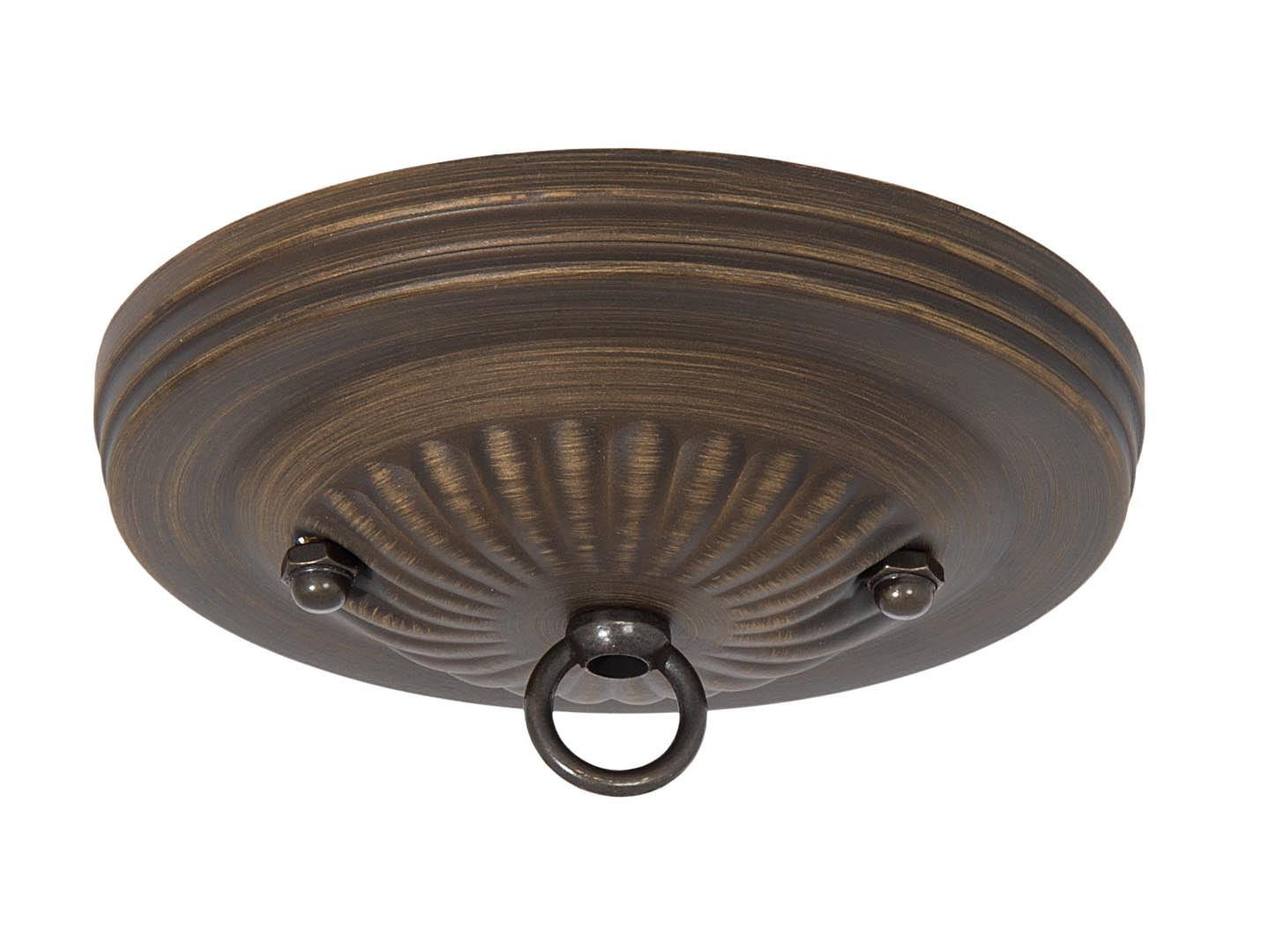 Antique Bronze 5-1/8 Inch Steel Canopy Kit