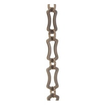 B&P Lamp® Antique Finish, Arts & Crafts Style Brass Chain, Ft.