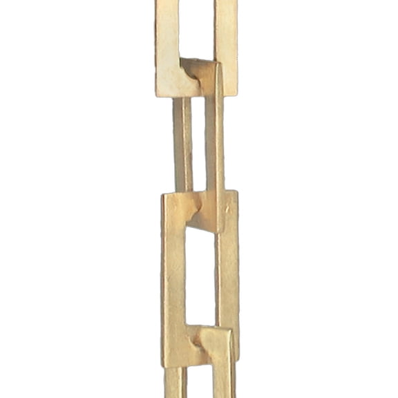 B&P Lamp® Arts & Crafts Style Chain, Hand Made - Solid Brass, Ft.
