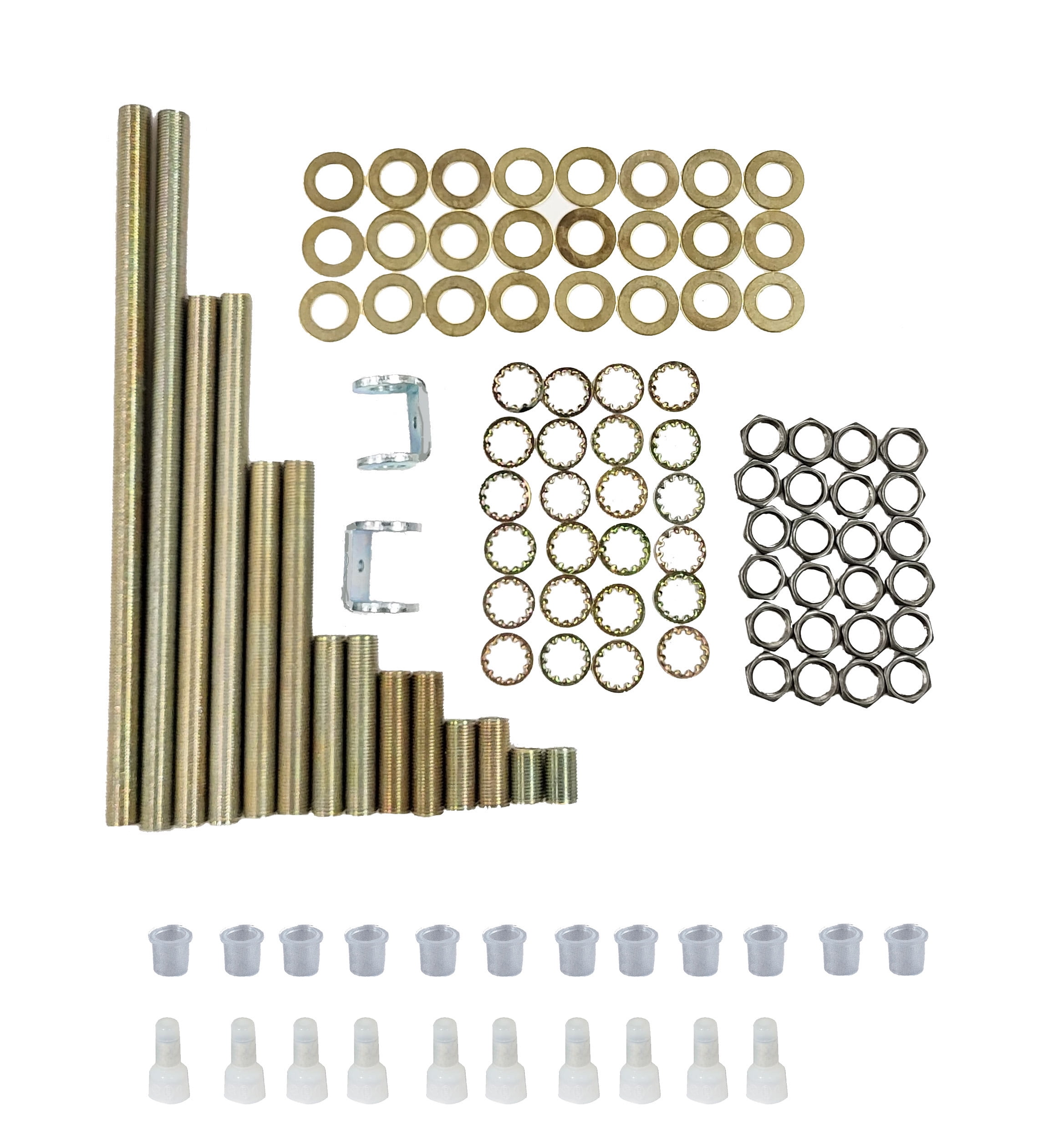 B&P Lamp® Assorted Lamp Repair Hardware Kit 110 Total Pieces Includes