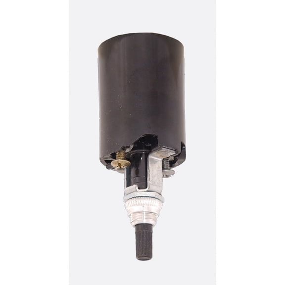 B&P Lamp Bakelite Socket Fixture W/Bottom Turn Knob