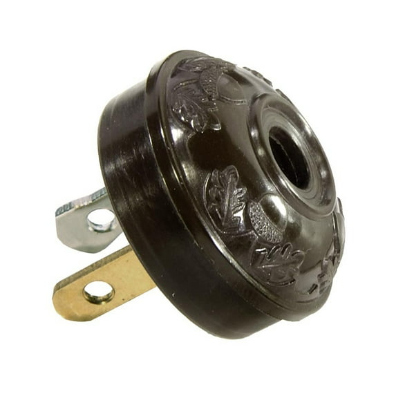 B&P Lamp® Black Acorn Style Early Lamp Plug