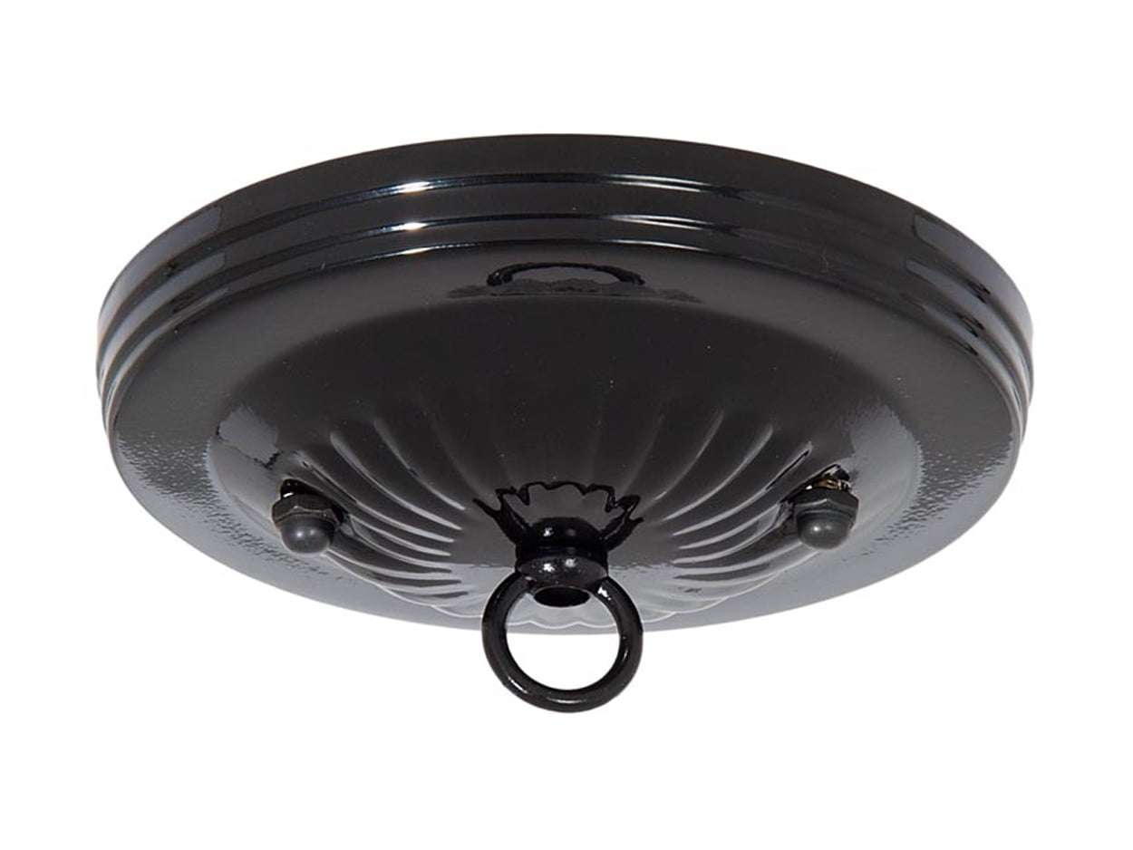 Black Finish Steel Canopy Kit with Matching Loop