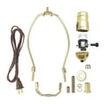 thumbnail image 1 of B&P Lamp® Brass Plated Finish Table Lamp Wiring Kit with a 8 Inch Harp and 3-Way Socket, 1 of 7