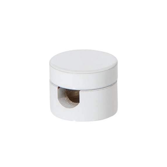 B&P Lamp® Brass Swag Ceiling Strain Relief, Glossy White