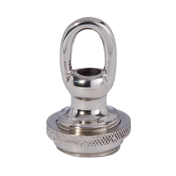 B&P Lamp® Cast Nickel Screw Collar Canopy Set