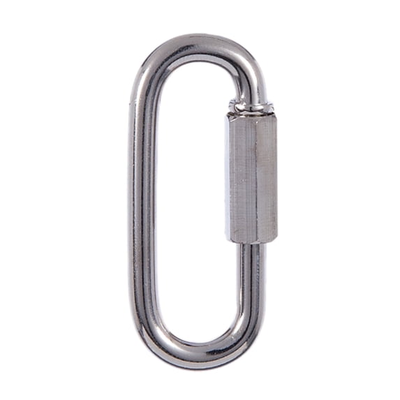 B&P Lamp® Chain Connecting Link, 2 1/4In. X 7/8In Nickel Plated