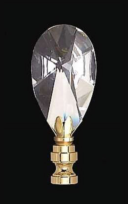 Lamp Finial Hardware B&P Lamp 1" Brass Ball Finial - Turned Brass With 1/8F Tap For Lamp & Furniture Brass Finial