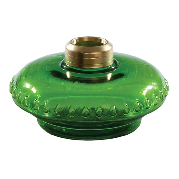 B&P Lamp® Dark Green Glass No. 2 Glass Bracket Lamp Font