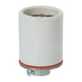 thumbnail image 1 of B&P Lamp E26 Heat Resistant Keyless Porcelain Socket for Ceiling Fixtures and Lamp Repair, 1/4IP Cap, 1 of 2