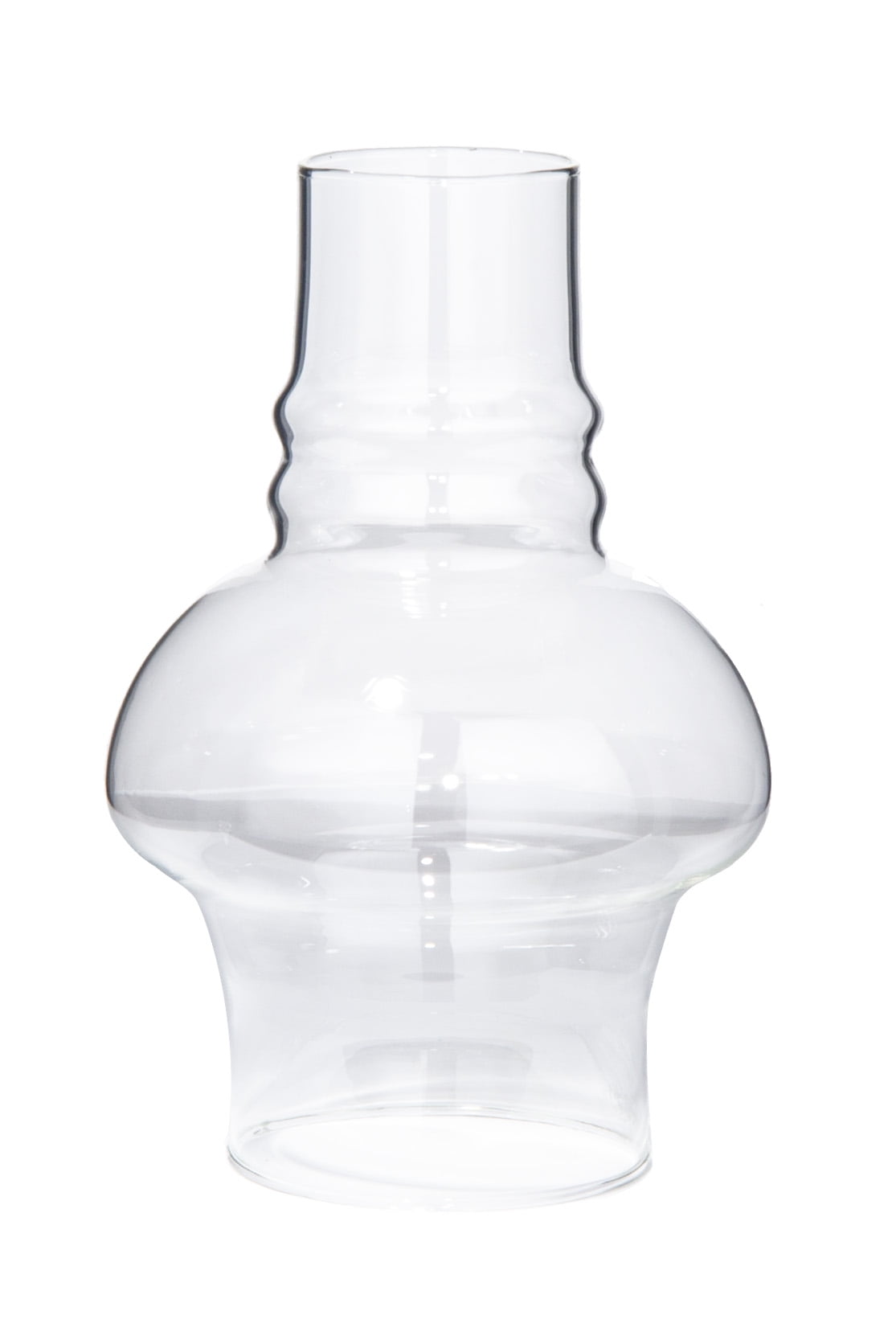 B&P Lamp Glass Hooded Chimney for Oil and Kerosene Lamps, 3 by 7 Inches, Clear