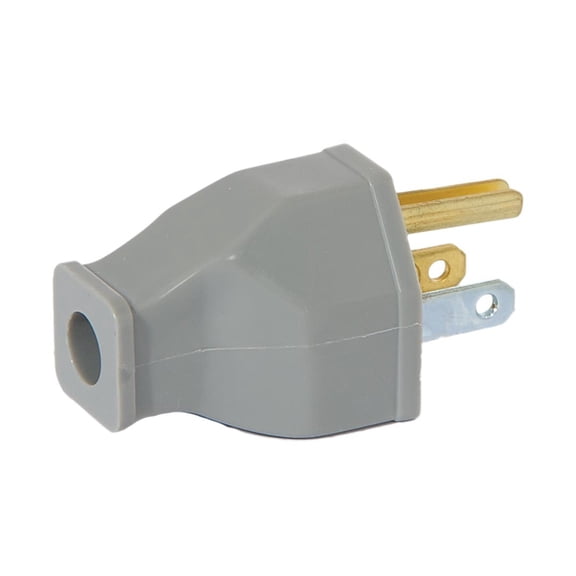 B&P Lamp® Gray Industrial Style Lamp or Appliance Attachment Plug