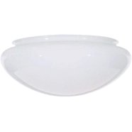 White Opal Glass 10 Inch Globe Diffuser IES Lampshade Replacement ...