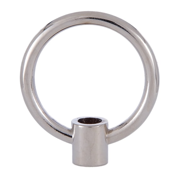 B&P Lamp Large 2 Inch Cast Loop with Nickel Plating