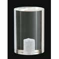 thumbnail image 1 of B&P Lamp® Large Clear Acrylic Cylinder Finial, 1-1/2 Inch Height, 1-1/4 Inch Diameter, 1 of 2
