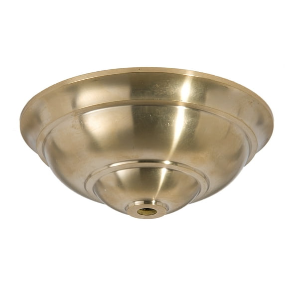 B&P Lamp® Large Diameter Die Cast Brass Ceiling Light Canopy Plate (5 1/2 Inch Diameter)