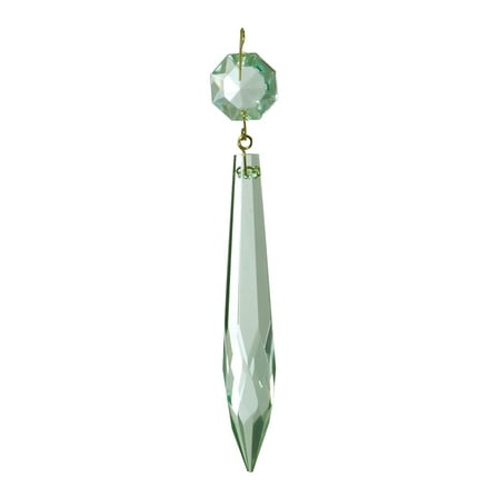 B&P Lamp® Light Green U-Drop Crystal Chandelier Light Replacement Pendant Prism