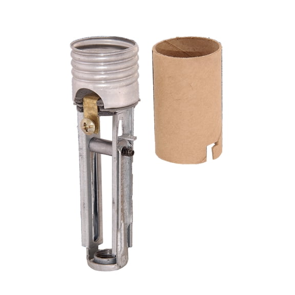 B&P Lamp® Medium Base, Adjustable Keyless Candle Socket