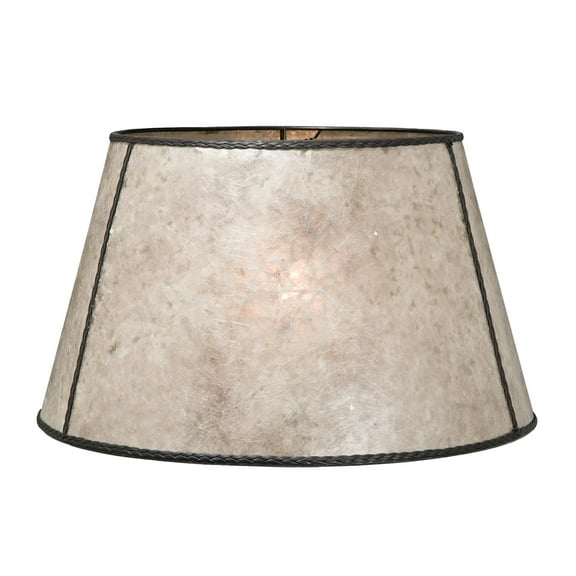 B&P Lamp® Mica Empire Floor Lamp Shade, Parchment Color