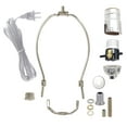 thumbnail image 1 of B&P Lamp® Nickel Plated Finish Table Lamp Wiring Kit with a 8 Inch Harp and Push-Thru Socket, 1 of 7