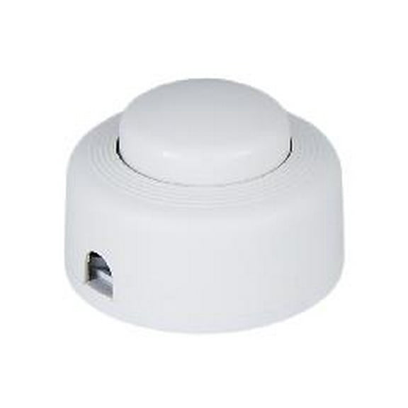 B&P Lamp® On/Off, Push Button Floor Switch (White)