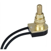 B&P Lamp® On-Off Push Button Switch with Brass Nut - Walmart.com