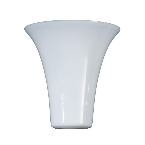 B&P Lamp® Opal Glass Tulip Shaped Torchiere Shade for Stiffel Models 2092, 2093, 2014 and 2041