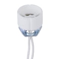 thumbnail image 1 of B&P Lamp® Porcelain GU10 halogen socket with 1/8IP hickey, 12" leads, 1 of 2